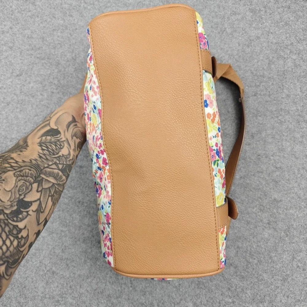 Lily Bloom Satchel Bag Womens Medium Multicolor Floral Landon Karma Bloom New